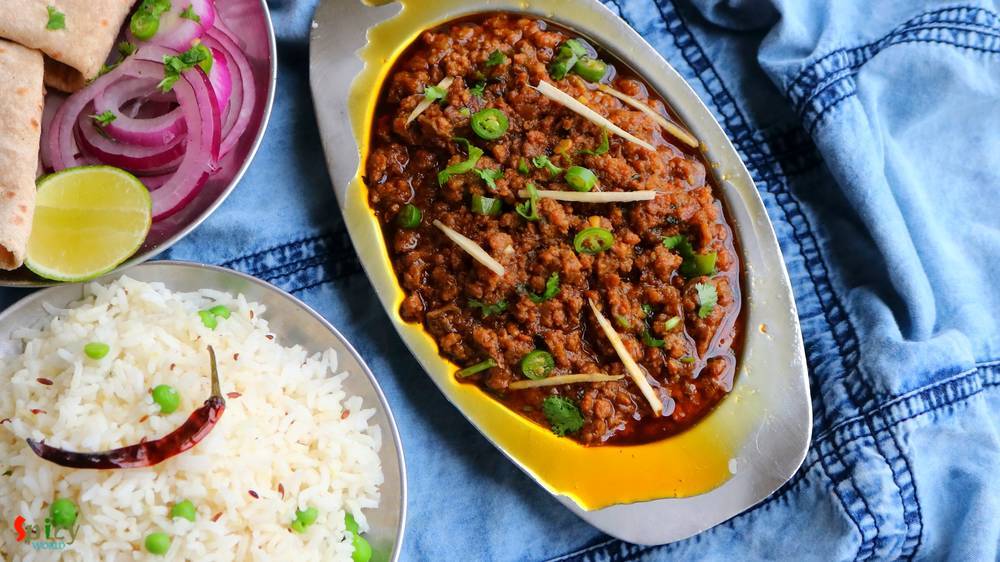 Dhaba style Keema Masala / Minced Mutton Curry